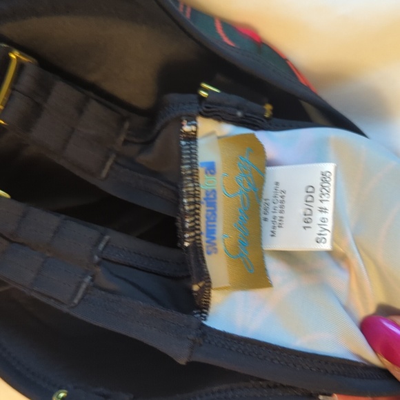 Gabi Fresh bikini top size 16 D/DD gorgeous print - Picture 5 of 5